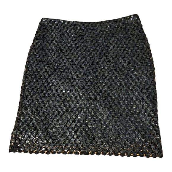 Elie Tahari Size 4 Black Mini Skirt - Picture 1 of 7